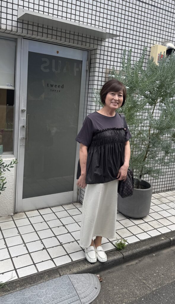 tweed tokyo店舗前のS.Mさま